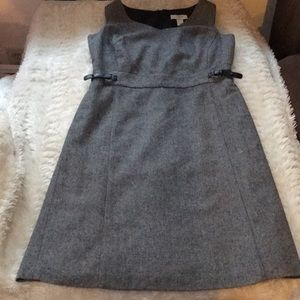 Ann Taylor loft grey business dress